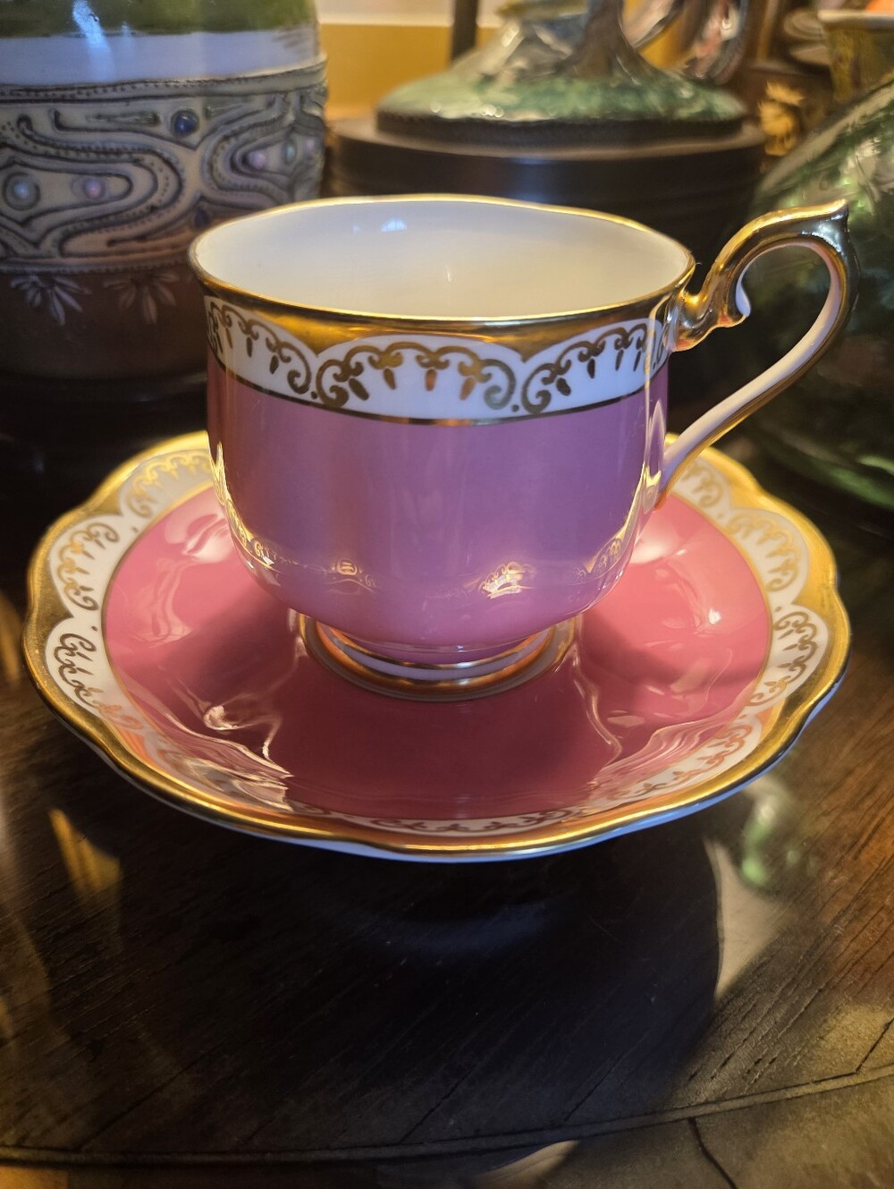 Royal Albert Pink Bone China Cup And Saucer